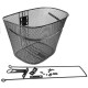 Basket front Azimut 34x25x26cm w/ mounting parts 26-28" bracket 1-1/8"
