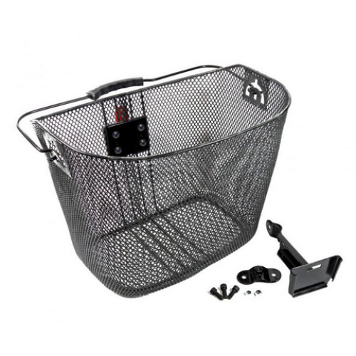 Basket front Azimut w/ metal bracket 34x25x26cm
