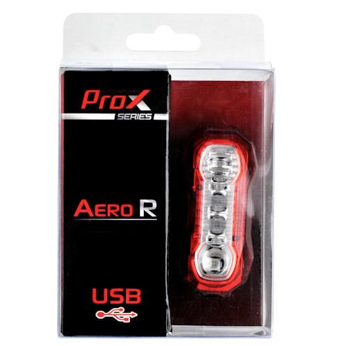 Aizmugurējais lukturis ProX Aero R 2LED 0.5W USB