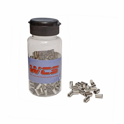 Bremžu troses apvalka uzgali Saccon Italy 5x11mm 200pcs. bottle brass