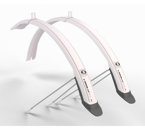 Mudguard set Simpla UBIQUIT SDL 46 white/titan