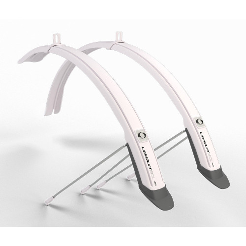 Mudguard set Simpla UBIQUIT SDL 46 white/titan