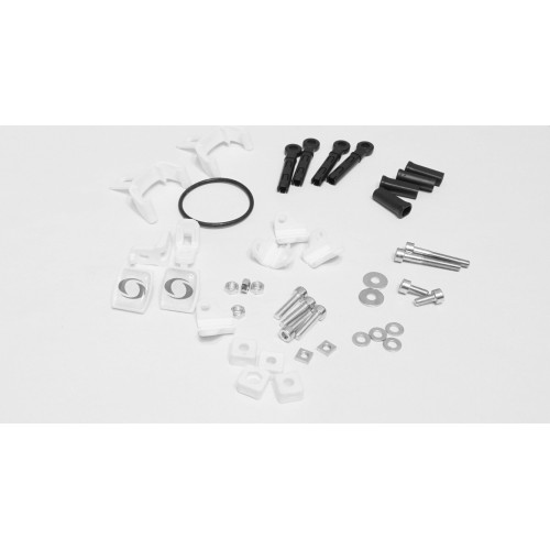 Mudguard set Simpla UBIQUIT SDL 46 white/titan