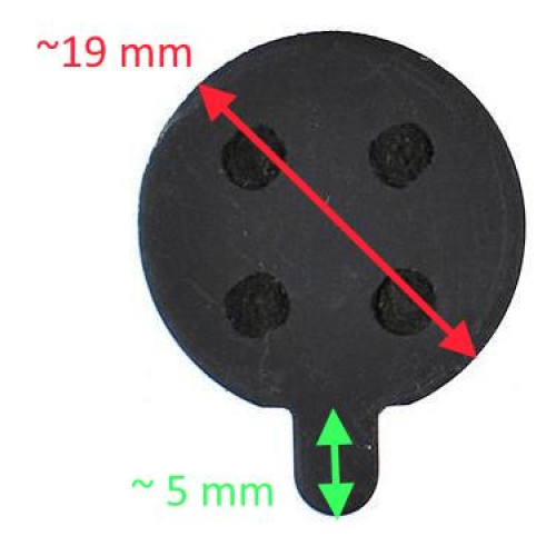 Disc brake pads ProX Zoom, Alhonga, SNG organic