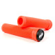 Grips ODI Soft Longneck BMX Flangless 143mm Fire red