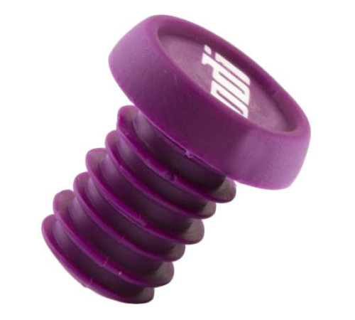 Handlebar end plug ODI BMX 2-Color Push-In Purple