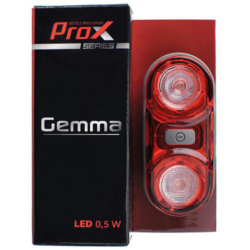 Aizmugurējais lukturis ProX Gemma 2x0.5W LED with batteries