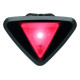 Helmet lamp Uvex plug-in LED Quatro Junior red