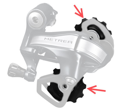 Tension and guide pulley set Shimano RD-U5000