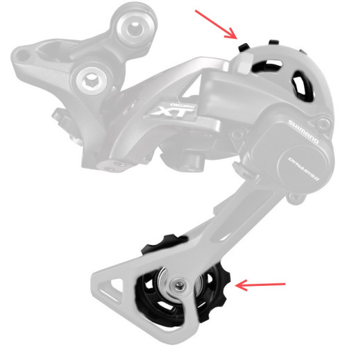 Tension and guide pulley set Shimano RD-M8000