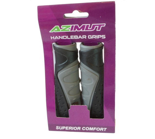 Stūres rokturi Azimut Wave Ergo Dual 135mm black/grey (1004)