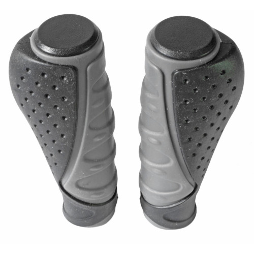 Stūres rokturi Azimut Wave Ergo Dual 135mm black/grey (1004)