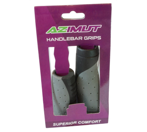 Stūres rokturi Azimut Ergo Dots Dual 92+135mm black/grey (1006)