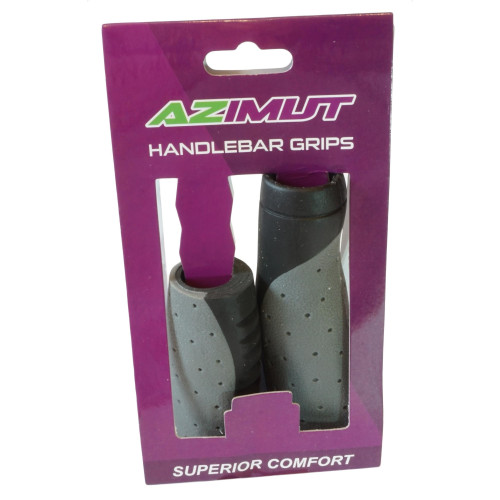 Stūres rokturi Azimut Ergo Dots Dual 92+135mm black/grey (1006)