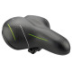 Saddle Azimut Standard Green 250x210mm with springs (1011)