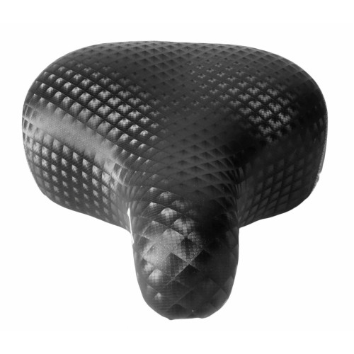 Saddle Azimut Nice FAT white 300x270mm with springs (1012)