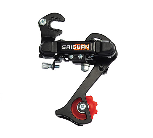 Aizmugurējie pārslēdzēji Saiguan Black Index 6/7-speed 36T Adapter