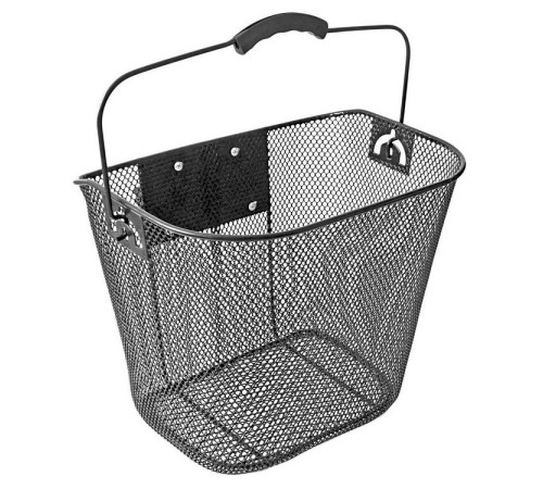 Basket front Azimut w/ plastic OVERSIZE bracket 34x25x26cm