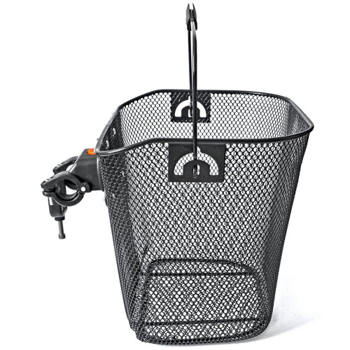 Basket front Azimut w/ plastic OVERSIZE bracket 34x25x26cm