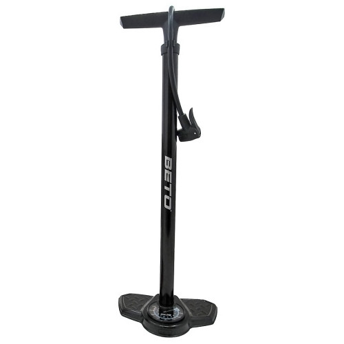 Pump floor BETO steel CMP-137SG5 black Dual-head + manometer