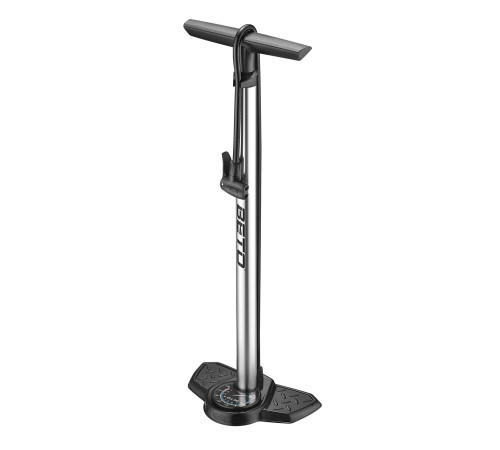 Pump floor BETO Alu CMP-137AG5 silver Dual-head + manometer