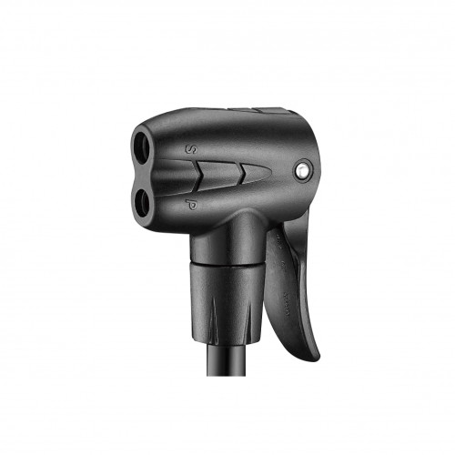 Pump floor BETO Alu CMP-137AG5 silver Dual-head + manometer