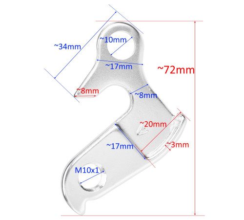 Frame dropout / hanger GW-9A