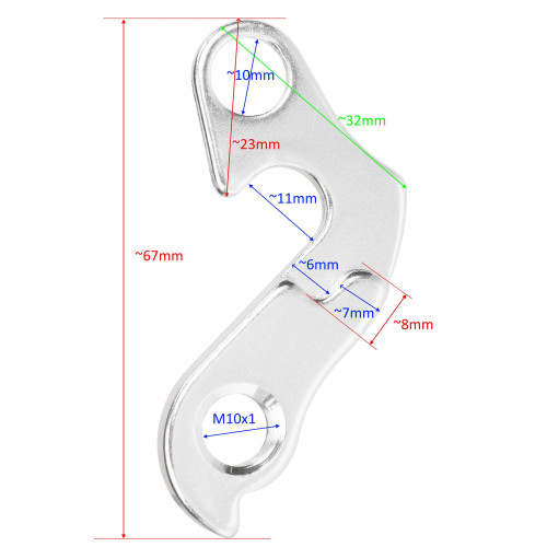 Frame dropout / hanger GW-9B
