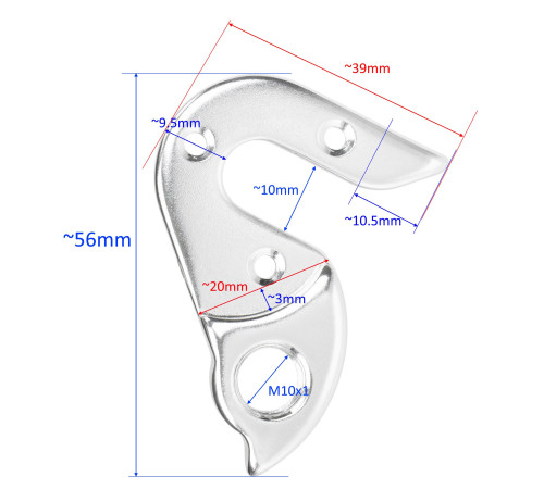 Frame dropout / hanger GW-9G