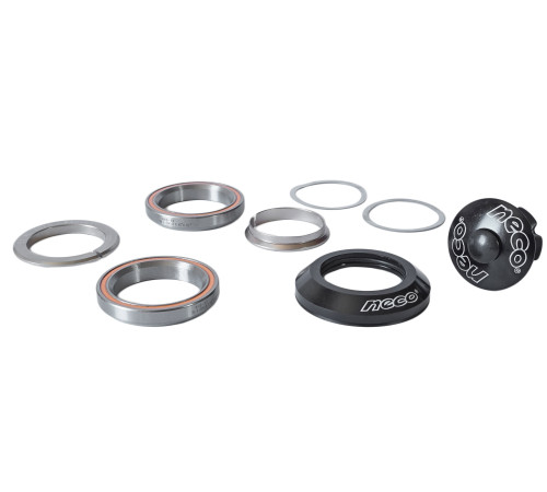 Headset Alu Integrated NECO 1-1/8"x42x30 cartridge 2x