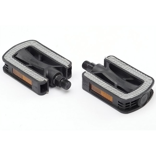Pedals Azimut City Antislip plastic 9/16" w/bearings and reflectors (1013)