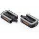 Pedals Azimut City Antislip plastic 9/16" w/bearings and reflectors (1013)