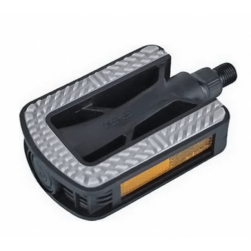 Pedals Azimut City Antislip plastic 9/16" w/bearings and reflectors (1013)