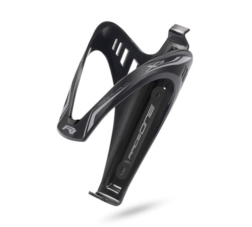 Bottle cage RaceOne X3 RACE black-silver matt