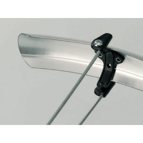 Mudguards set Orion OR 28"x58mm nylon silver