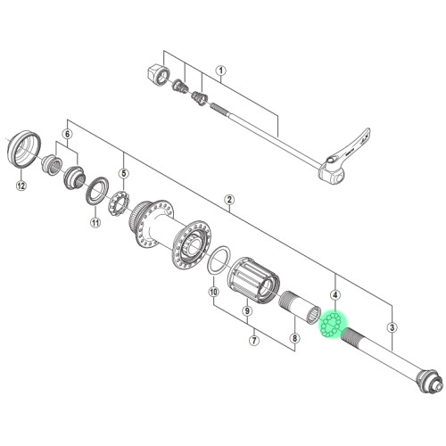Ball bearing Shimano 3/16" steel