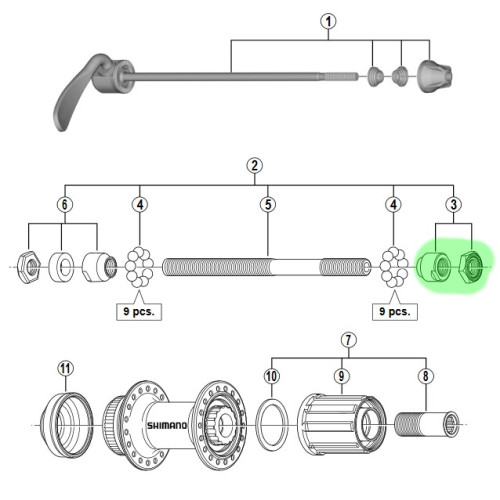 Konuss un uzgrieznis FH-RM35 right