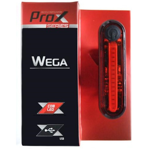 Aizmugurējais lukturis ProX Wega COB USB