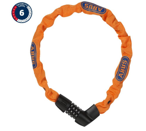 Atslēga Abus Tresor 1385/75 neon orange