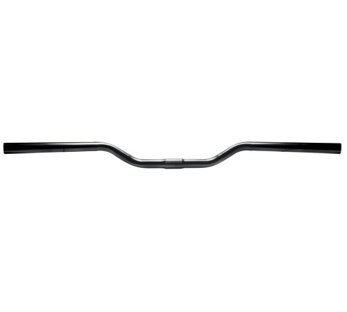 Handlebar Azimut City steel 660x25.4mm rise 55mm black