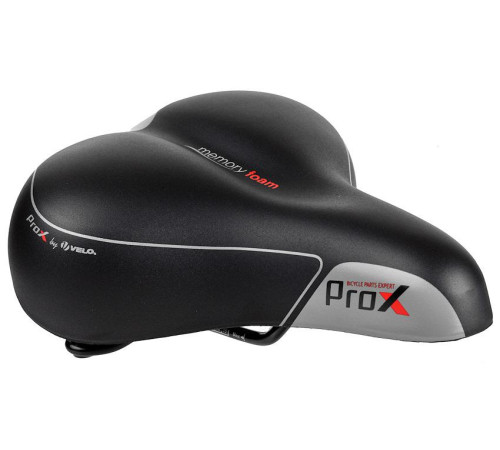 Saddle Velo ProX VL-6123S Springs D2 Zone Cut Memory foam