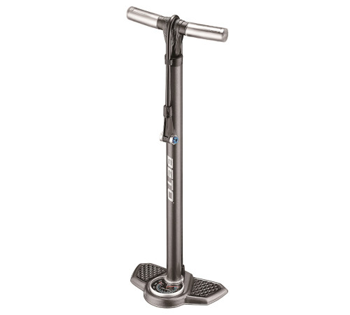 Pump floor BETO steel Pro CMP-138SGC-H1 silver EZ-head + manometer