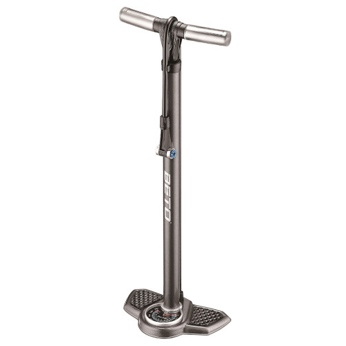 Pump floor BETO steel Pro CMP-138SGC-H1 silver EZ-head + manometer