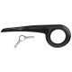 Chain cover 185/115mm 38T with bracket black