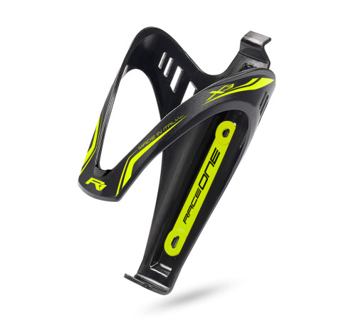 Bottle cage RaceOne X3 RACE black-yellow fluo