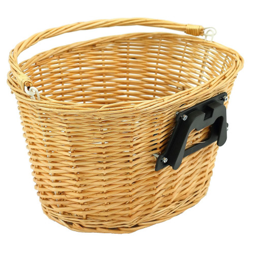 Basket front Azimut Wicker Bracket Natural 38x29x22cm