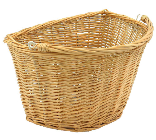 Basket front Azimut Wicker Hooks Natural 34x26x22cm