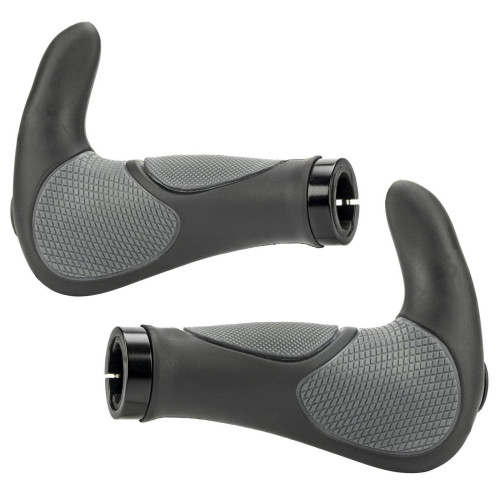 Grips Azimut Ergo + Bar-Ends 140mm black-grey