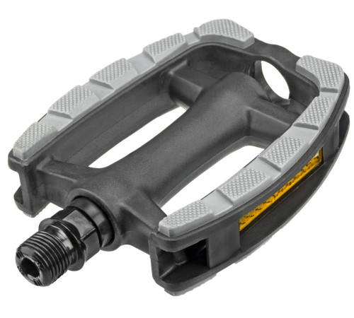Pedals Azimut Trekking plastic Antislip with ZU bearings and reflectros (1011)
