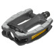 Pedāļi Azimut Trekking plastic Antislip with ZU bearings and reflectros (1011)